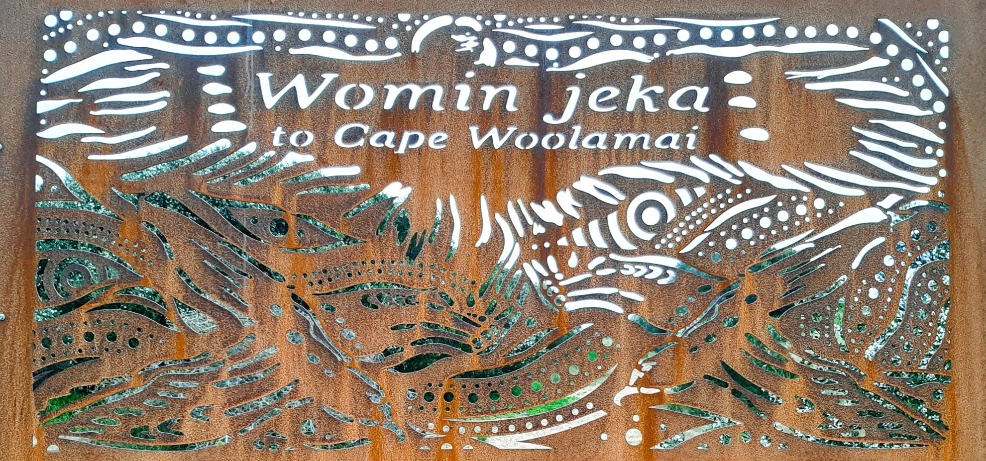 Cape Woolamai Aboriginal Art Sign