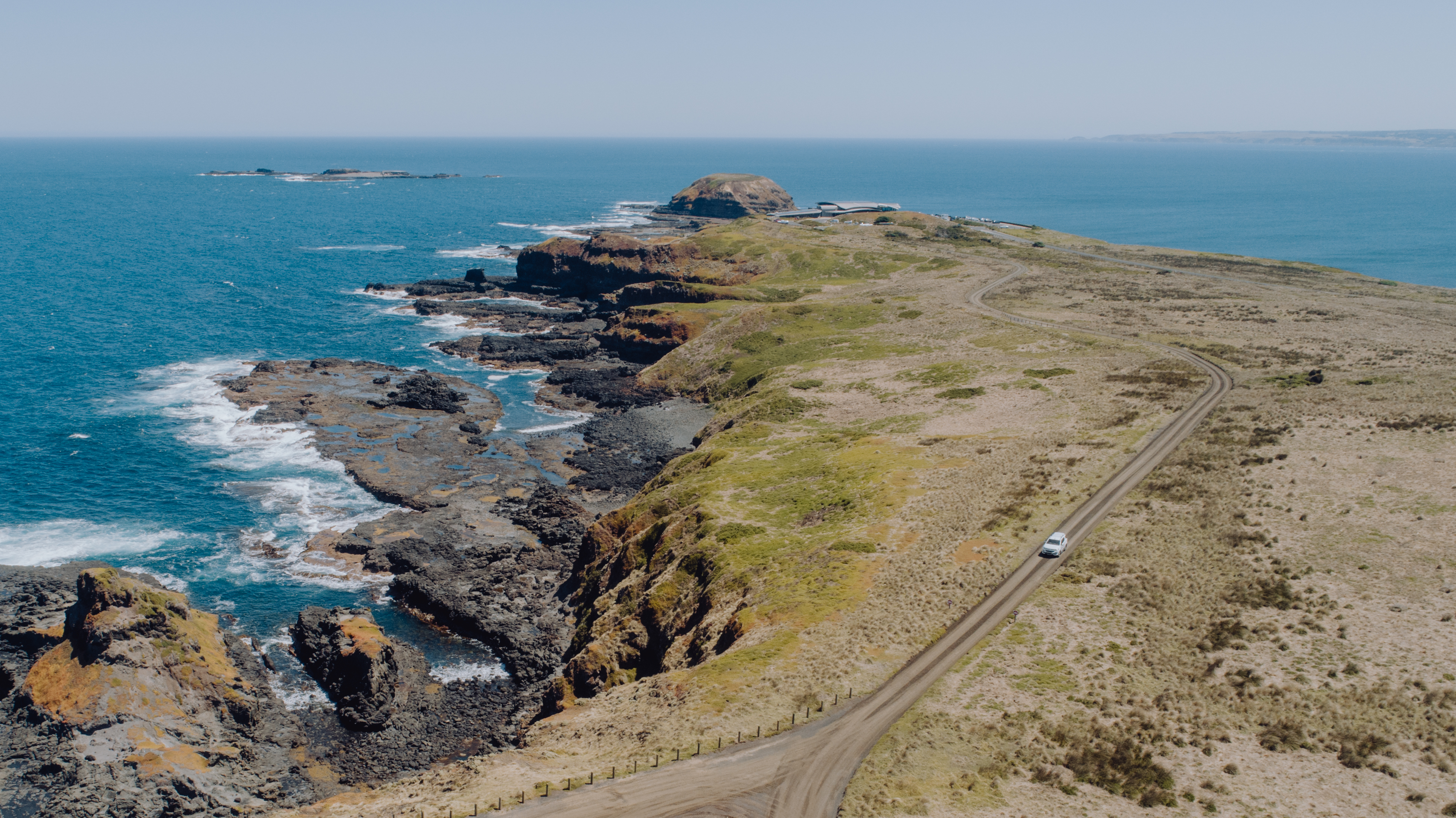 Summerland aerial coastal view Phillip Island