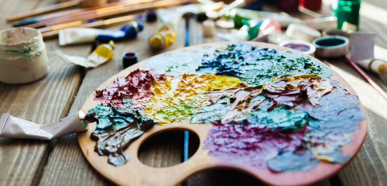 Artists paint palette Phillip Island