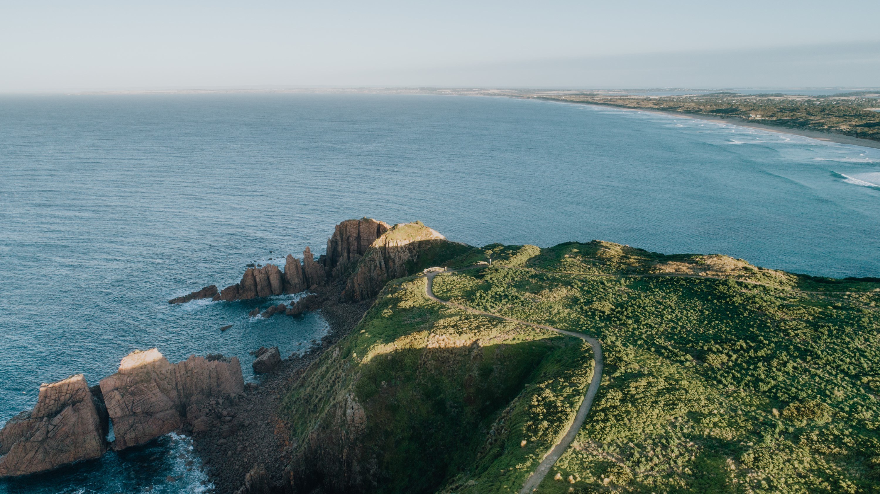 Cape Woolamai Walk Drone Phillip Island
