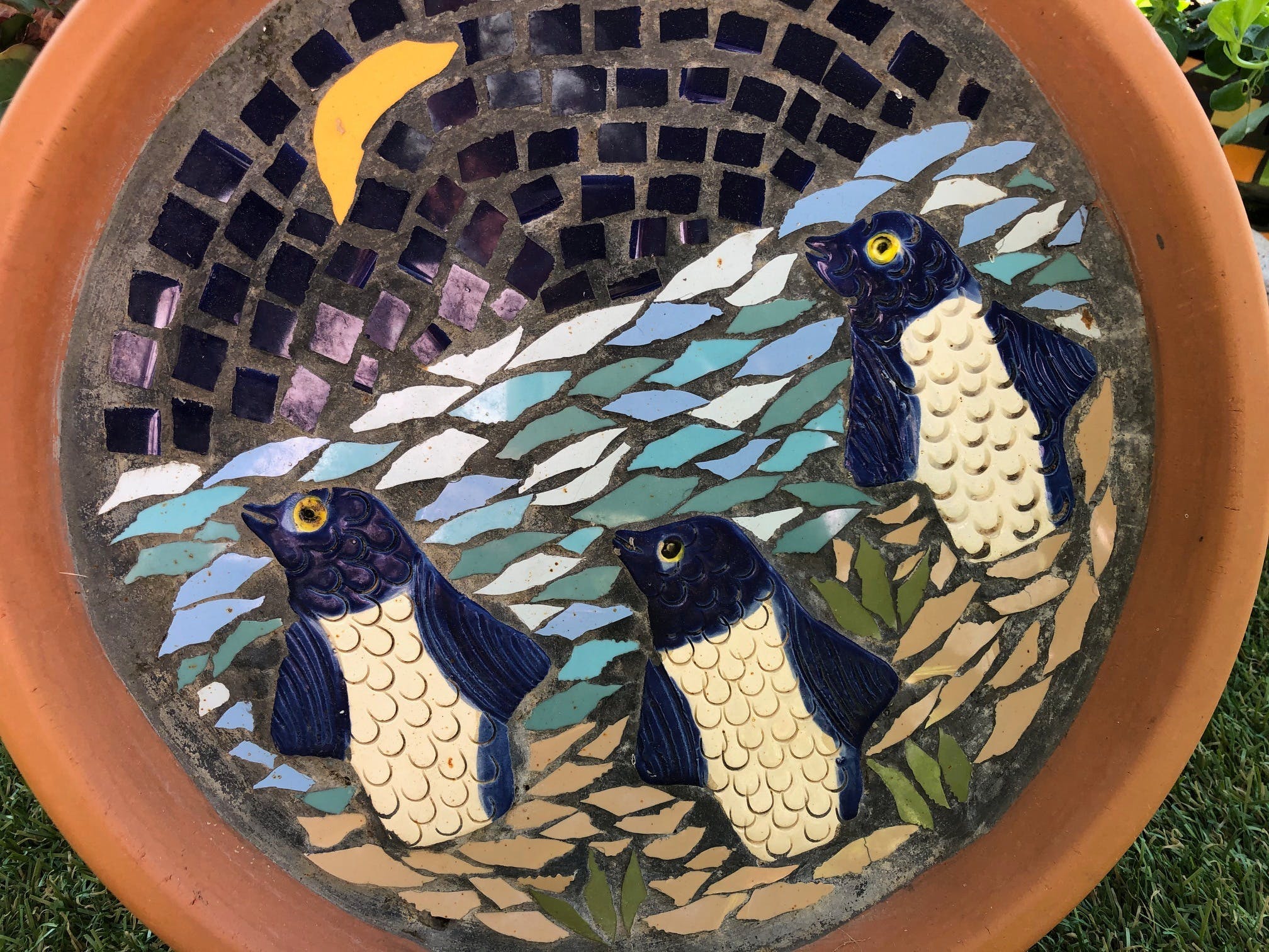 Heather Fahnle Mosaics by the Bay Penguins art Ventnor Phillip Island