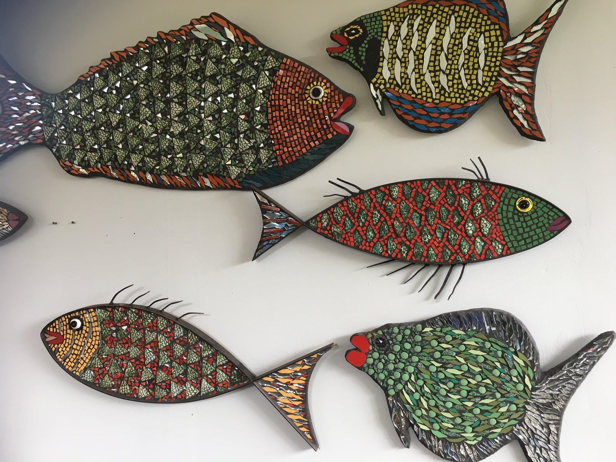 Heather Fahnle Mosaics by the bay fish art Ventnor Phillip Island