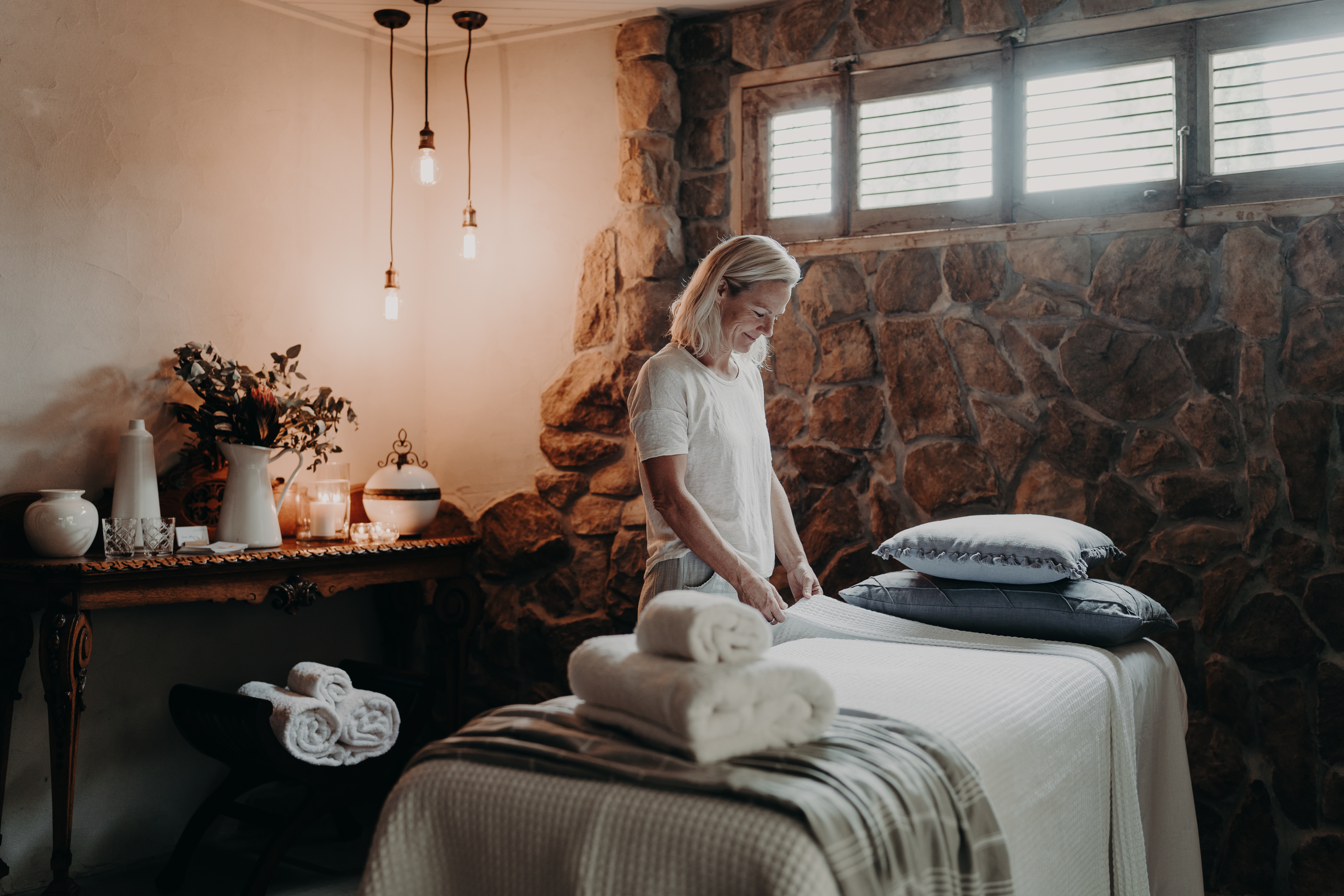 ID Pic Vanessa Massage Set Up