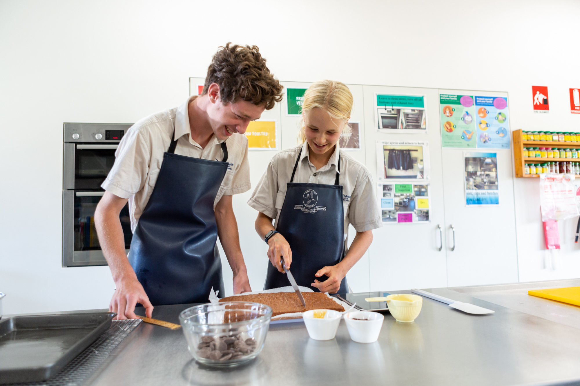 Newhaven College Year 9 cooking