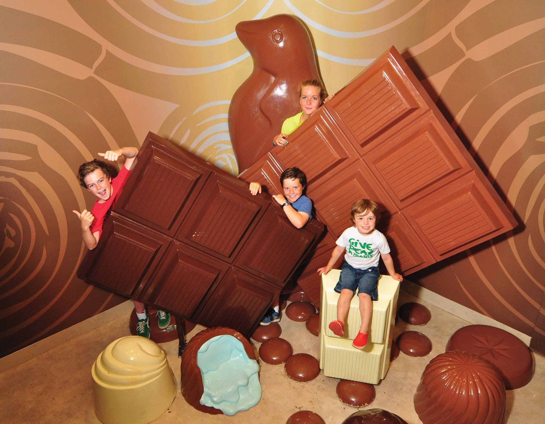 Pannys Phillip Island Chocolate Factory Kids display Newhaven