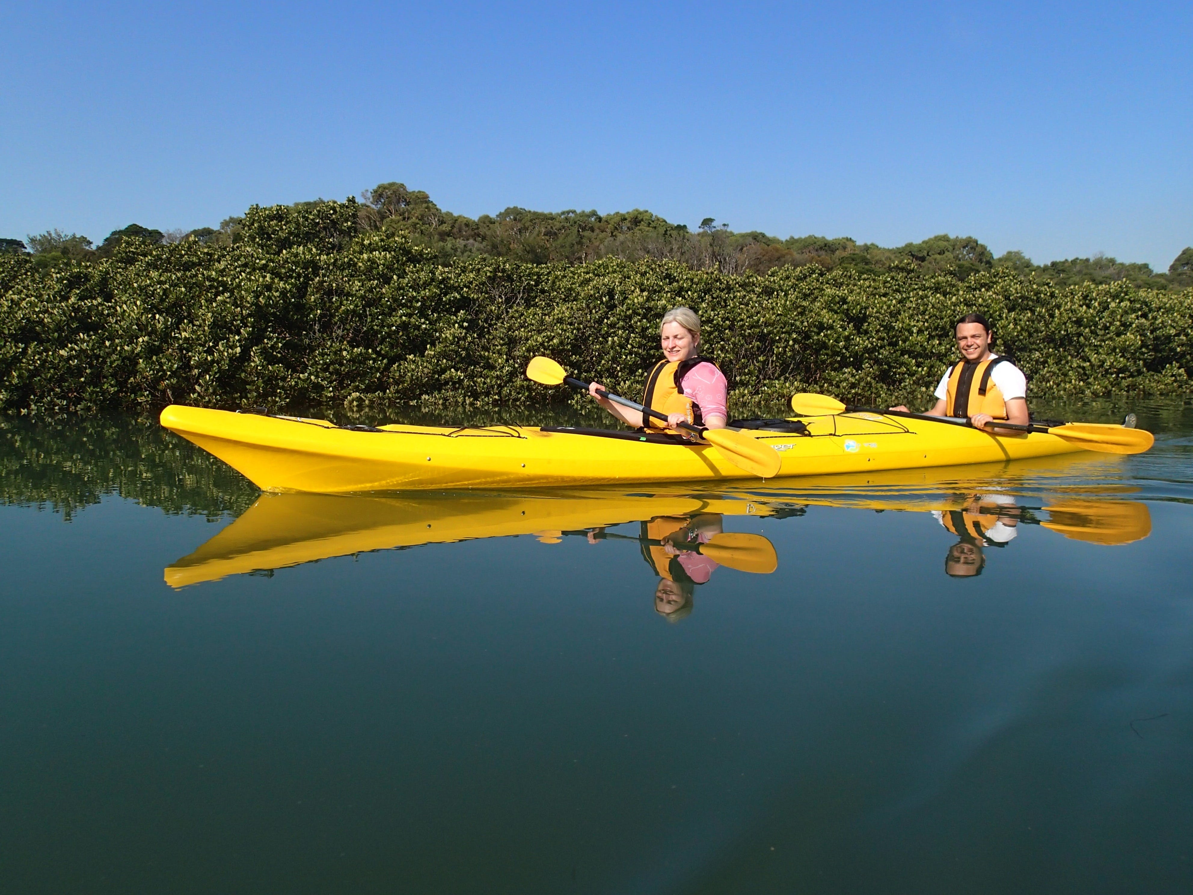 Pioneer Kayaking Couple Phillip Island