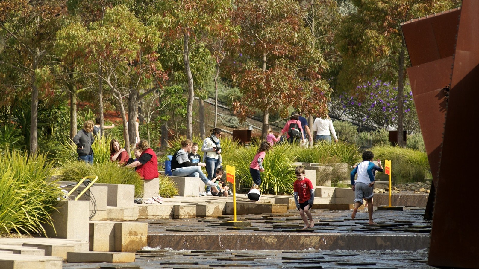 Royal Cranbourne gardens water play