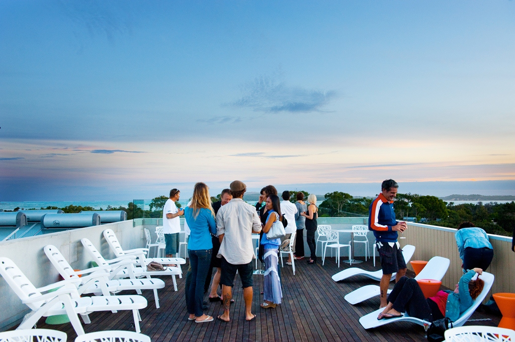The Island Accommodation rooftop