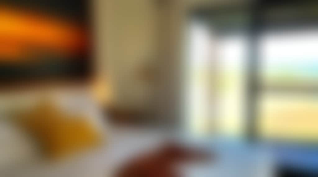 Cabin kingbed inside