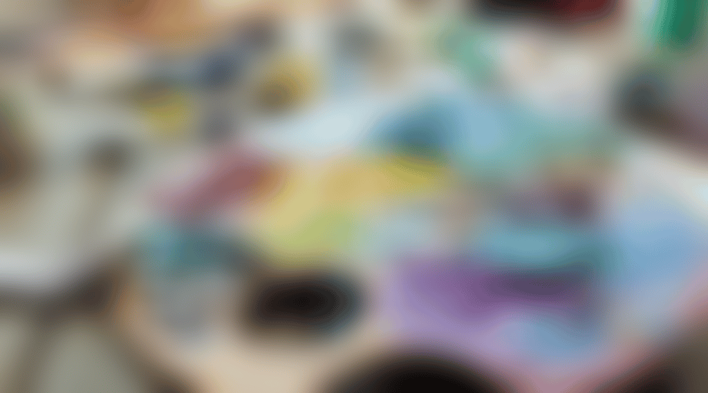 Artists paint palette Phillip Island